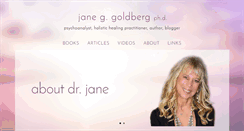 Desktop Screenshot of drjanegoldberg.com